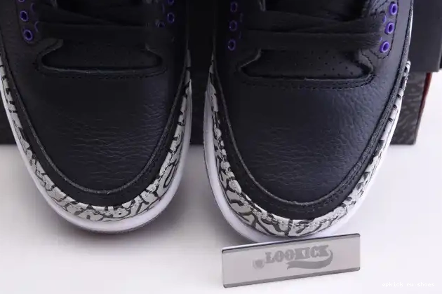 Rep Purple CT8532-050 Jordan Black Court Retro 3 Air 0615